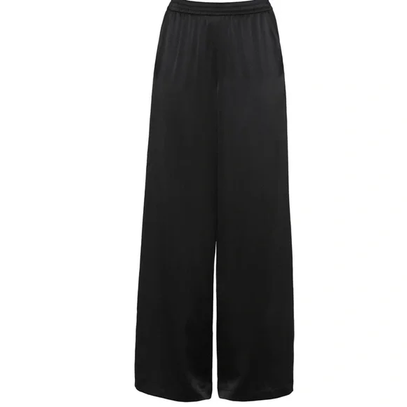 Anine Bing Romy Wide Leg Silk Pants MEDIUM, Never Worn, Orig $300 - Picture 8 of 11
